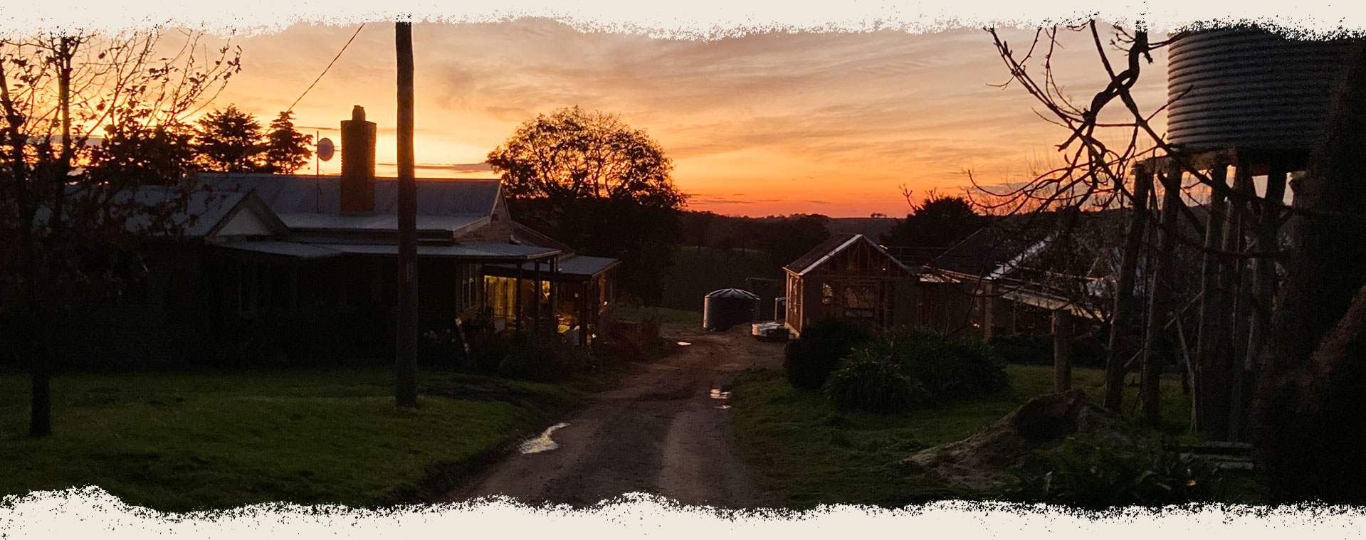Sunset at Park Nook Farm in Christmas Hills