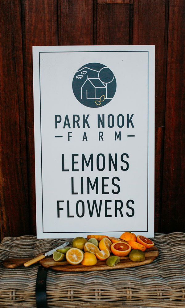 Produce for sale at Park Nook Farm in the Yarra Valley